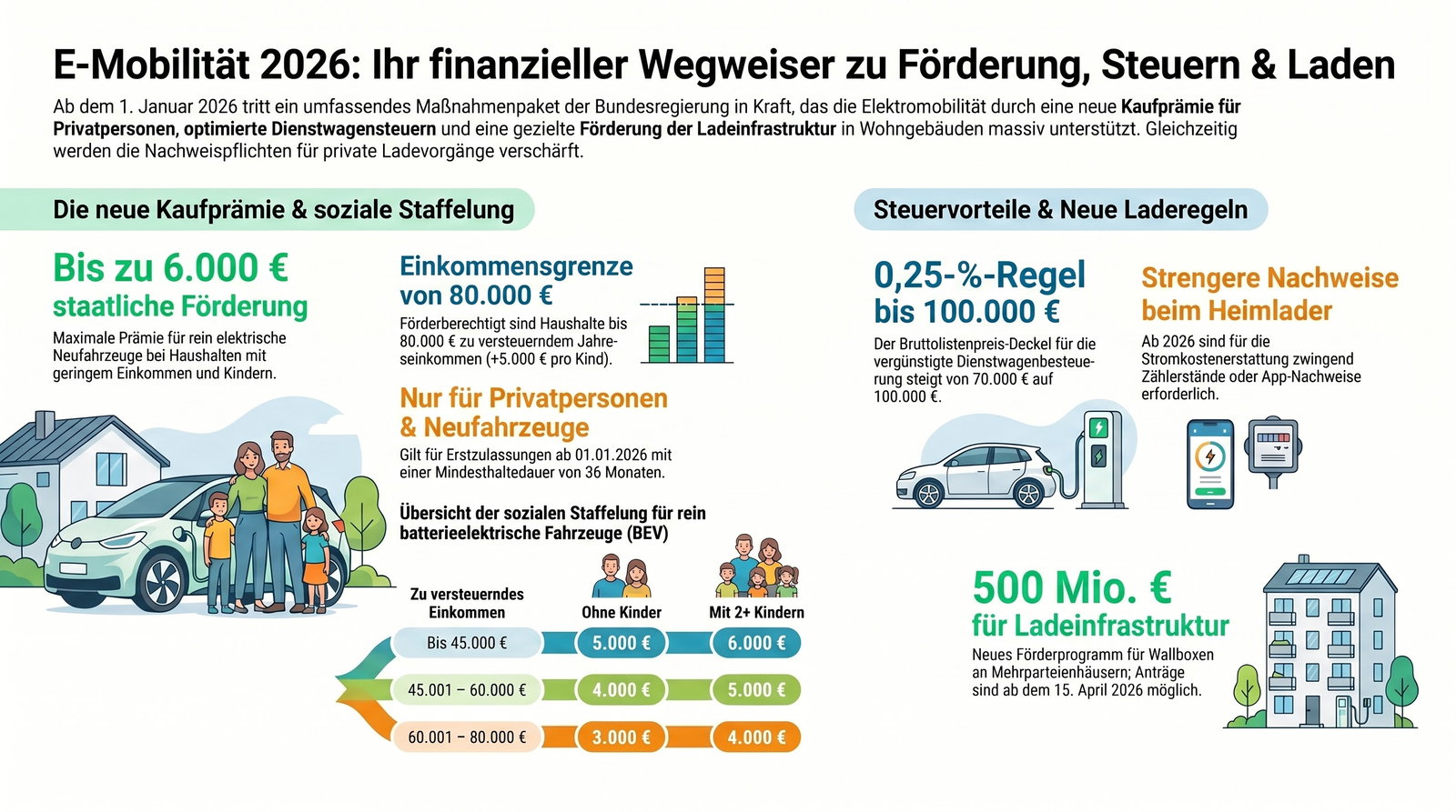 Förderiung Elektroautos 2026